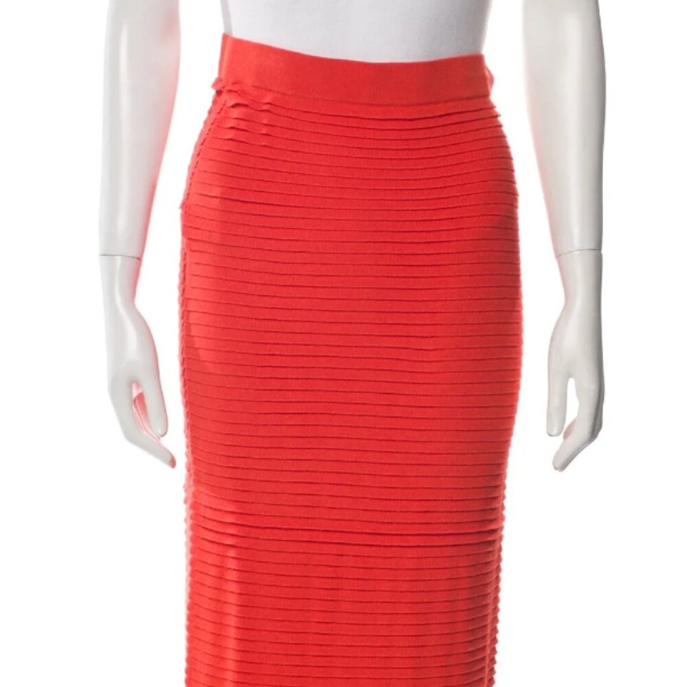 Altuzarra Orange Midi Skirt Size XS